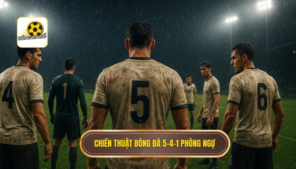 Chiến thuật bóng đá 5-4-1 phòng ngự