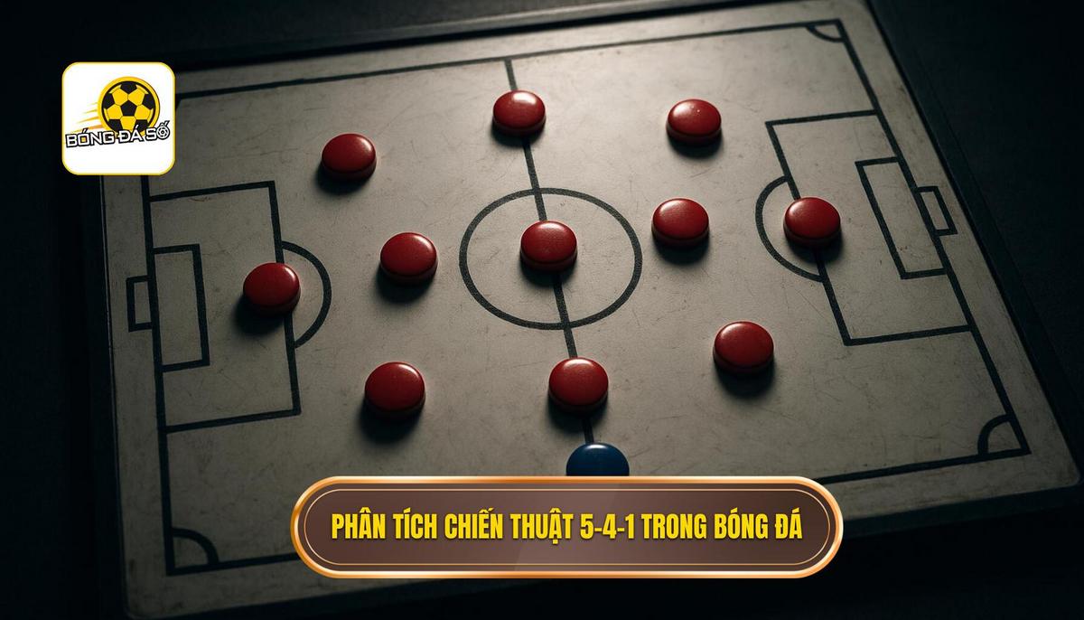 Phân tích chuyên sâu về cách vận hành chiến thuật 5-4-1