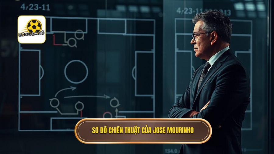 2. Sơ đồ chiến thuật của Jose Mourinho