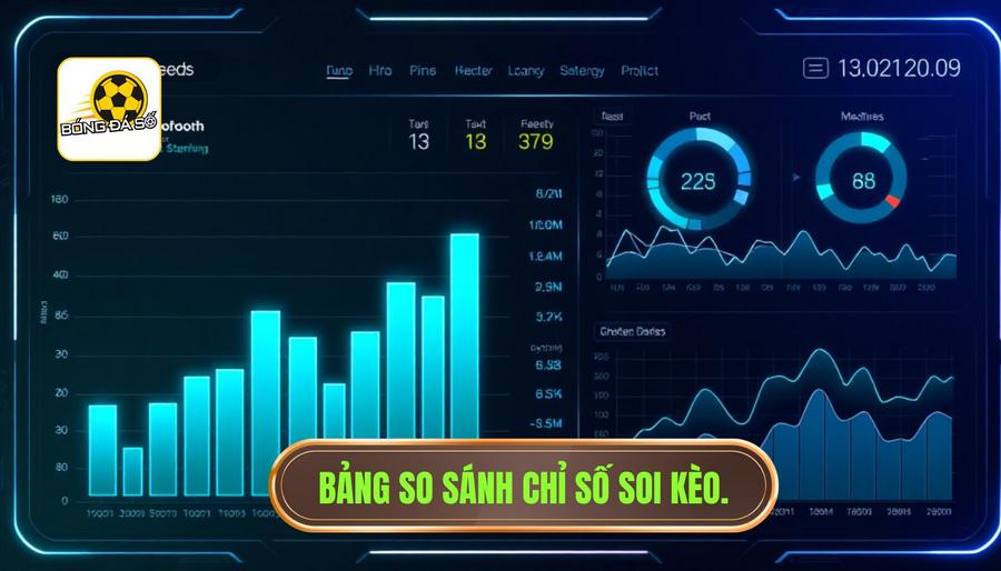 Bảng so sánh các chỉ số quan trọng trong soi kèo