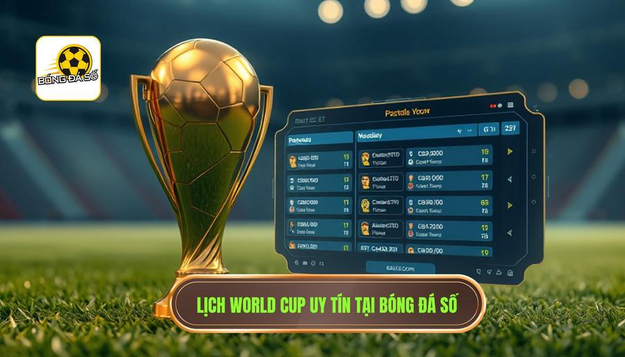 Lịch World Cup uy tín tại BÓNG ĐÁ SỐ